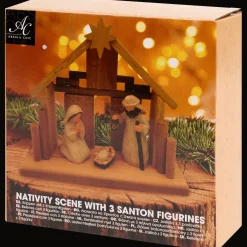 Action Absolu Chic houten kerststal