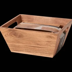 Action Acaciahouten opbergbakken