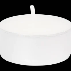 Candra theelichten wit