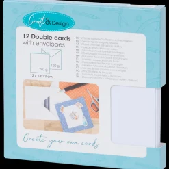Action Craft & Design dubbele kaarten met enveloppen