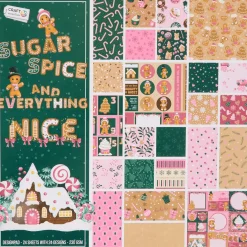 Action Craft Sensations kerst-papierblok