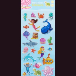 Action Craft Universe Glitter Bubble stickers