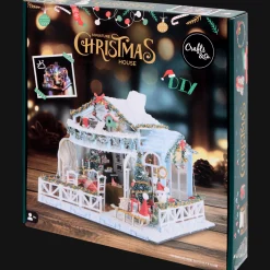 Action Crafts & Co bouw je eigen kersthuisje