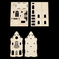 Action DécoTime bouw je eigen winterhuisje