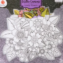 Action DécoTime kleur je eigen glitter-canvas