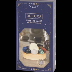 Action Deluxa chakralamp met 8 kristallen