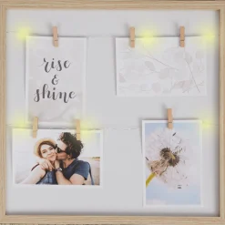 Action Fotolijst met knijpers en ledlampjes