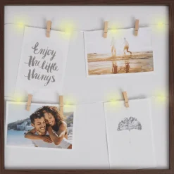 Action Fotolijst met knijpers en ledlampjes