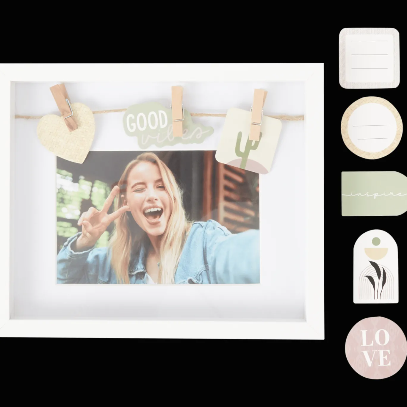 Action Fotolijst met tags