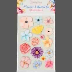 Action Hobby Flora vlinder- en bloemenstickers