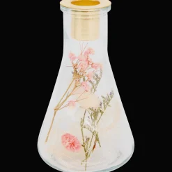 Action Kaarsenhouder met droogbloemen