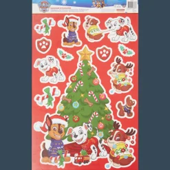 Action Kerst raamstickers