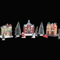 Action Kerstdorp met verlichting