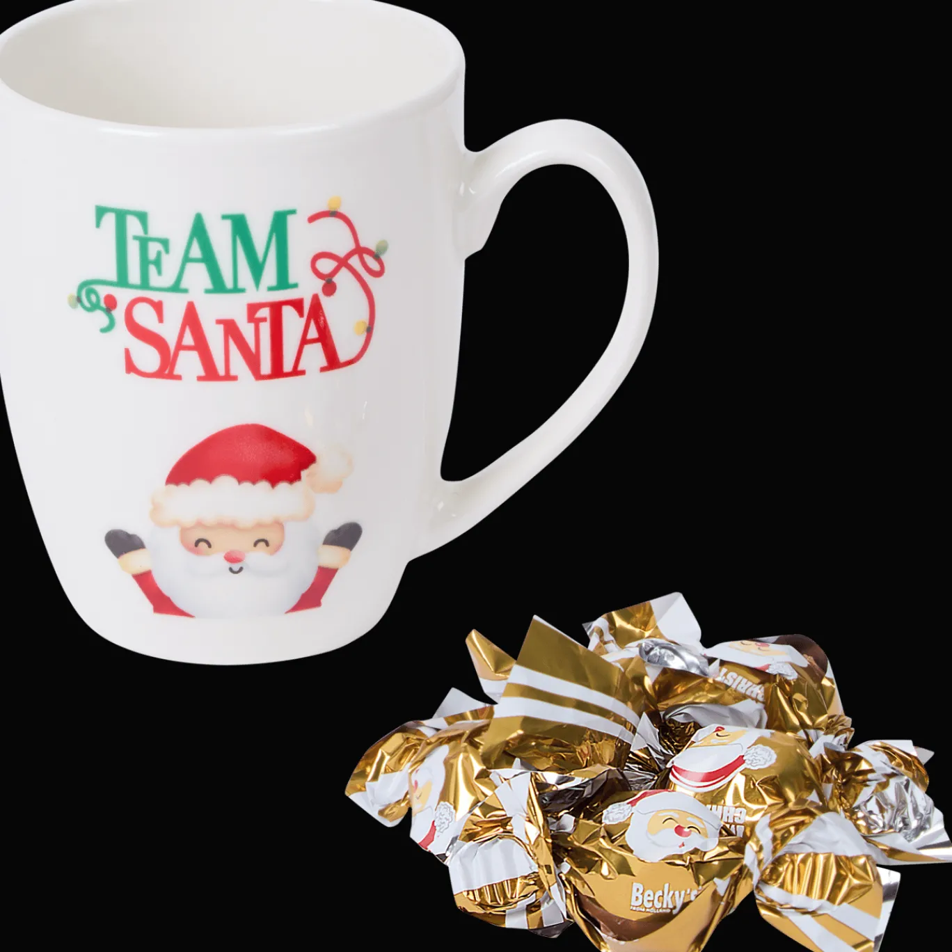 Action Kerstmok met pralines