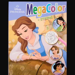 Action Kleur- en stickerboek