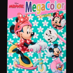 Action Kleur- en stickerboek