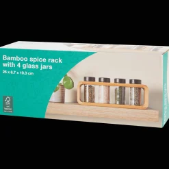 Action Kruidenrek met glazen potjes