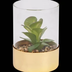 Action Kunstvetplant in glazenpot