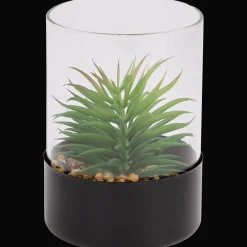 Action Kunstvetplant in glazenpot