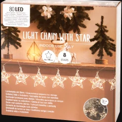 Action Lichtslinger met kerstbomen of sterren