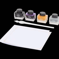 Action Luxe glazen pennenset