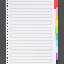 Office Essentials tabbladen A4