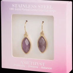 Action Oorbellen met edelstenen