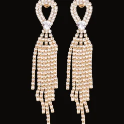 Action Oorbellen met glittersteentjes