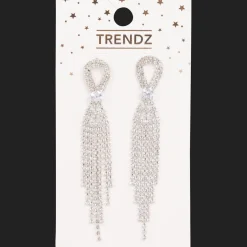 Action Oorbellen met glittersteentjes