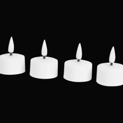 Action Oplaadbare theelichten wit