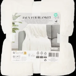 Action Plaid van imitatiebont