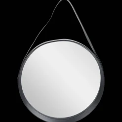 Studio Home spiegel met lederlook hengsel