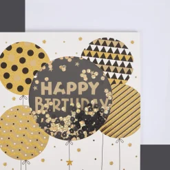 Action Wenskaart met confetti