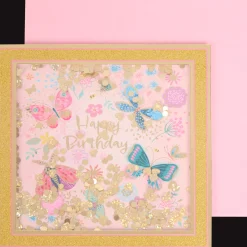 Action Wenskaart met confetti