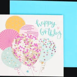 Action Wenskaart met confetti