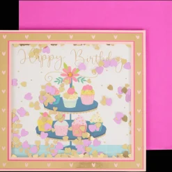 Action Wenskaart met confetti