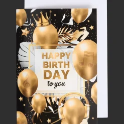 Action Wenskaart met muziek